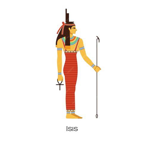 Illustrazione di Iside con Horus o una figura della Dea Madre Cosmica