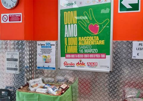 Infografica sulle attività di supporto sociale dell'associazione (raccolta alimentare, accoglienza)