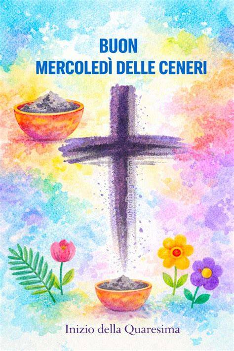calendario con evidenziato il Mercoledì delle Ceneri e il percorso verso Pasqua