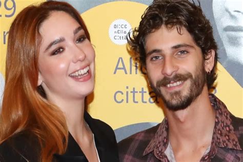 Alessandro De Santis e Matilda De Angelis in un momento pubblico