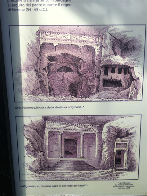 illustrazione o ricostruzione della Grotta del Bove con la croce