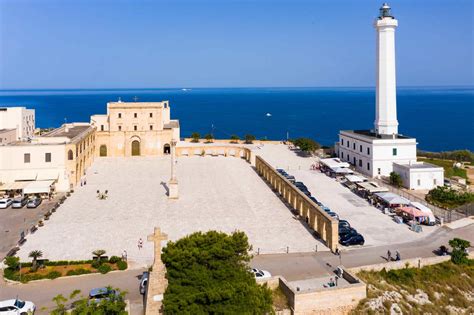 vista panoramica di Santa Maria di Leuca e l'incontro dei due mari
