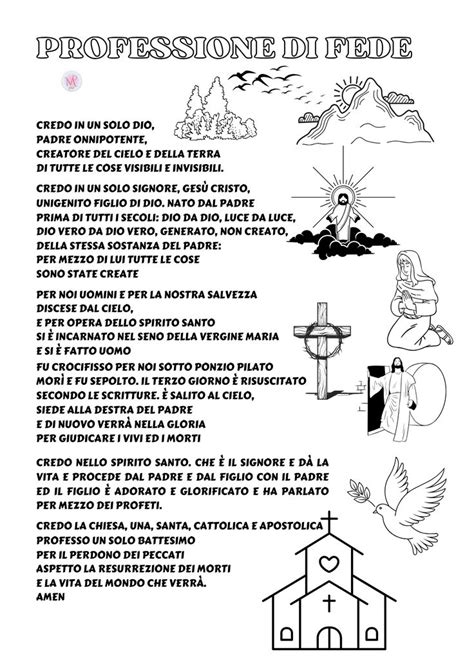 Rappresentazione simbolica della preghiera e della fede