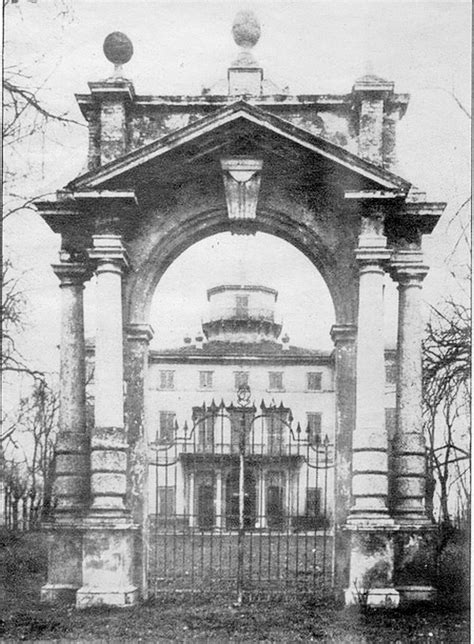 Foto storica o ricostruzione della Villa Estense delle Pentetorri