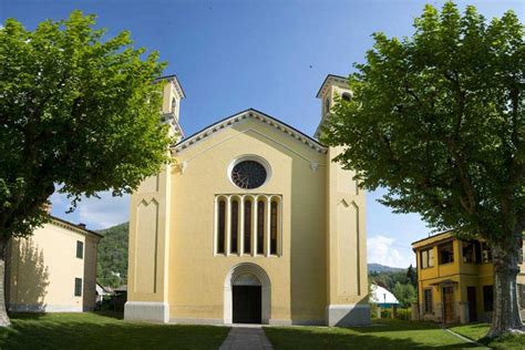 Veduta storica del Tempio Valdese di Torre Pellice