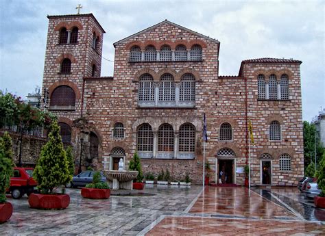 Veduta esterna della Basilica di San Demetrio a Salonicco