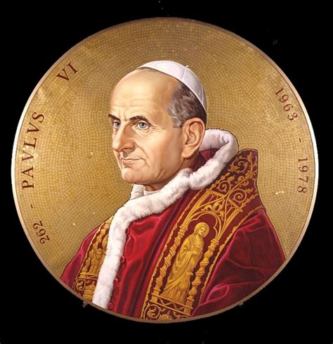 Ritratto di Papa Paolo VI sorridente