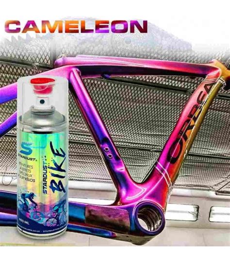 Telaio di bicicletta colorato con vernice acrilica spray