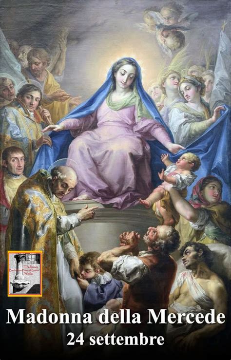 Illustrazione della Madonna della Mercede con San Pietro Nolasco