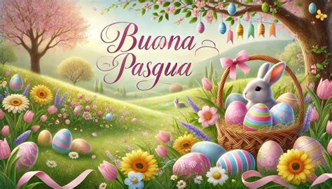 Foto di un altare addobbato per la Pasqua con fiori e candele