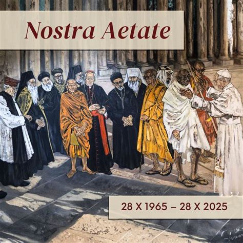 Infografica sulla Dichiarazione Nostra Aetate e il dialogo interreligioso