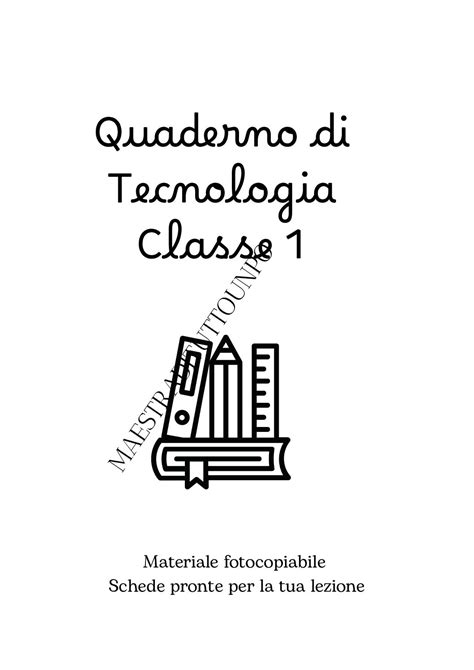 Esempio di pagina del quaderno operativo con spazi per disegnare e incollare adesivi