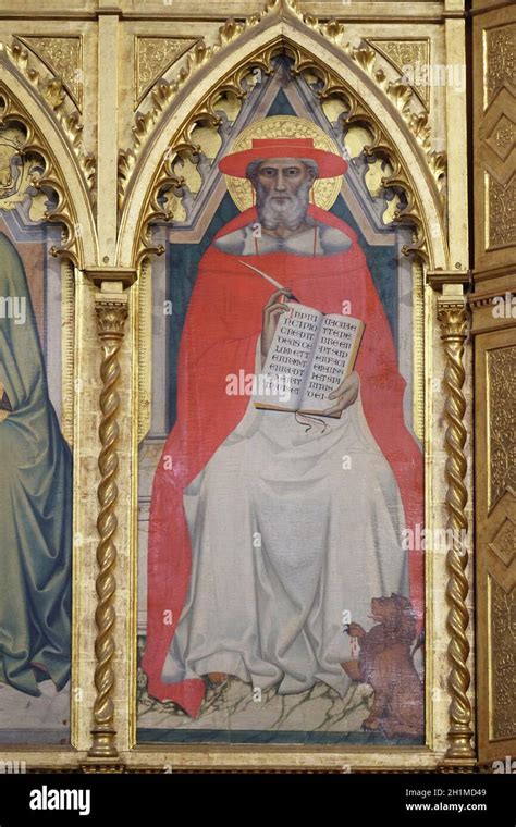 Dettaglio del Polittico dell'altare maggiore o del soffitto a cassettoni