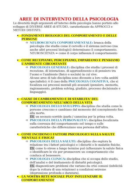 infografica che mostra le diverse aree di intervento della psicologia cristiana