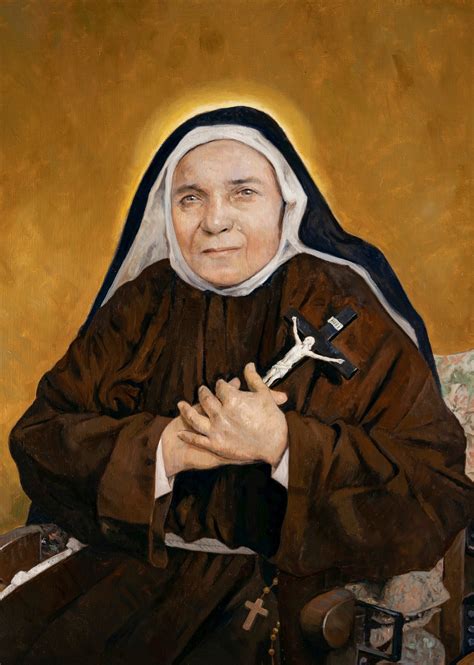 Ritratto di Madre Maria della Passione, fondatrice delle Francescane Missionarie di Maria