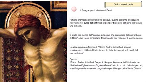 Rappresentazione artistica del costato trafitto di Cristo da cui sgorgano acqua e sangue