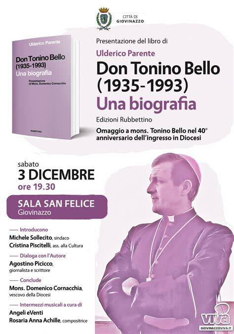 Foto storica di Don Tonino Bello con persone comuni