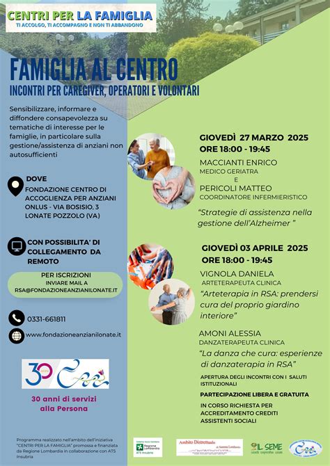 Mappa dell'Italia con indicazioni dei centri per la famiglia