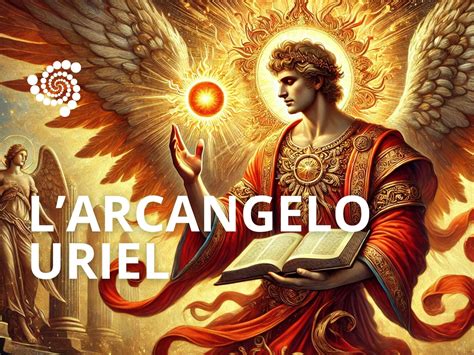 rappresentazione artistica dell'arcangelo Uriel con la fiamma della conoscenza