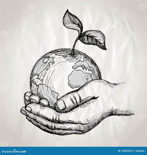illustrazione con un germoglio che nasce da terra e una croce radiosa