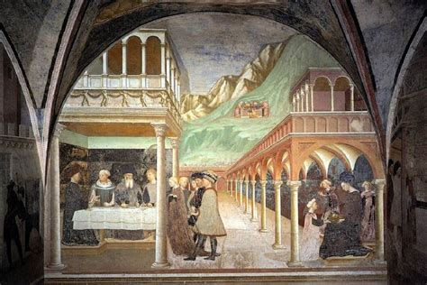 Affresco di Masolino da Panicale nella Collegiata di Castiglione Olona.