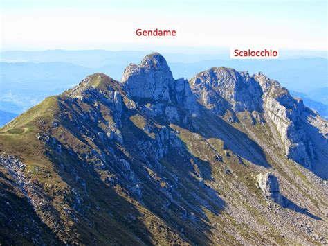 Panorama del Vallone dell'Inferno con Monte La Nuda e Gendarme