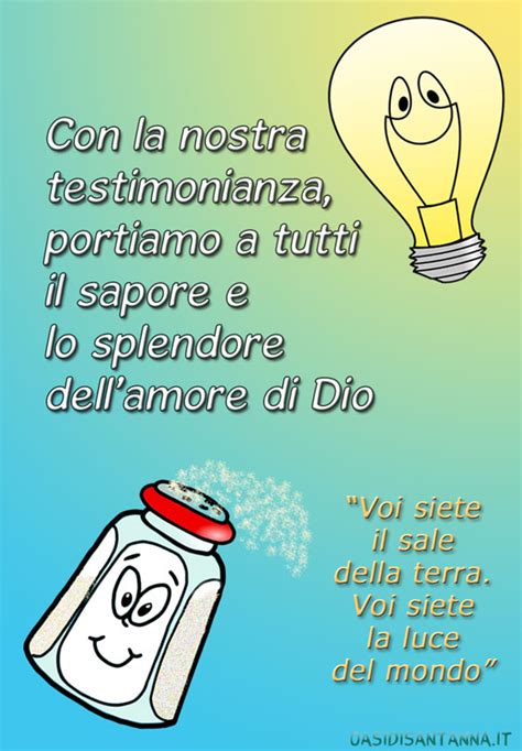 Illustrazione del sale della terra e della luce del mondo (simbolico)