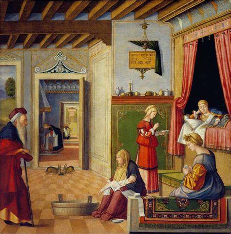 Raffigurazione del pittore Vittore Carpaccio o di un'opera iconica