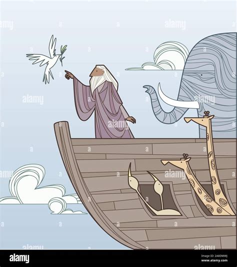Illustrazione biblica di Noè che pianta la vigna o si ubriaca nella sua tenda
