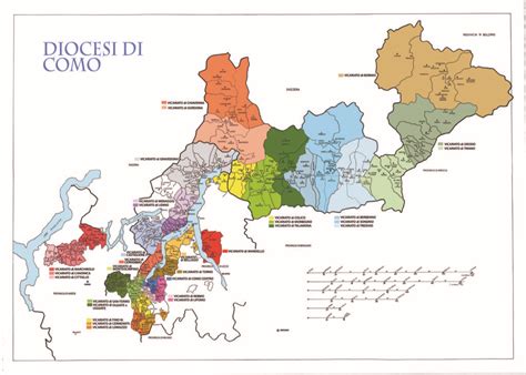 Simbolo della Diocesi di Como o mappa dei vicariati