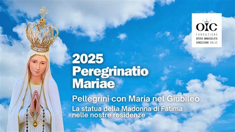 Illustrazione della Peregrinatio Mariae con la statua della Madonna