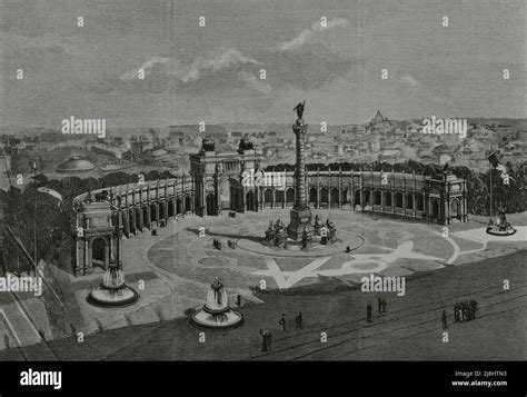 Illustrazione storica del progetto originale di Henri-Paul Nénot per il Vittoriano