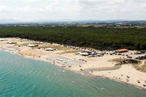 Mappa del litorale di Marina di Pisticci con evidenziata la Spiaggia di San Basilio