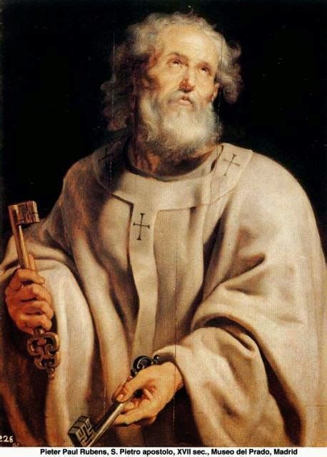 Icona di San Pietro con le chiavi del Regno dei Cieli