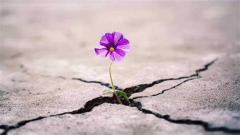 illustrazione di un fiore che sboccia da un terreno fangoso