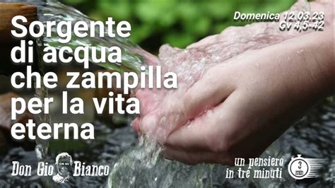 Illustrazione del concetto di acqua viva che zampilla per la vita eterna