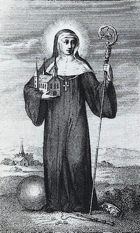 Historical image or illustration of Saint Irmina of Oehren