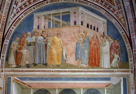 Affresco di Giotto: San Francesco rinuncia ai beni terreni