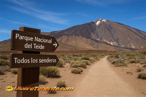 Infoografica del Parco Nazionale del Teide a Tenerife