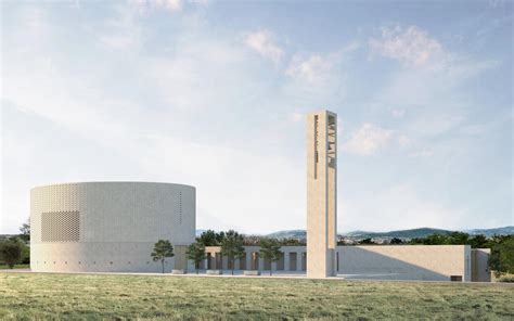 Render o foto del nuovo complesso parrocchiale della Regina della Pace