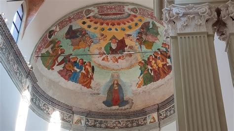Affresco del catino absidale di Mario Prayer nella Chiesa dell'Immacolata Concezione