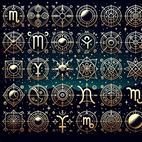 Simboli astrologici e qabbalistici