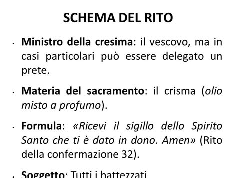 illustrazione del rito della Cresima con l'unzione