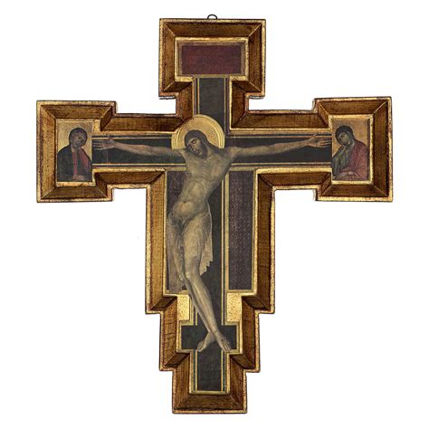 Foto del Crocifisso di Santa Croce di Cimabue