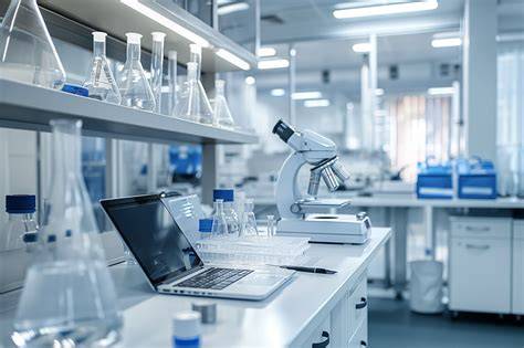 immagine di laboratorio di ricerca e sviluppo alimentare o ingredienti di alta qualità