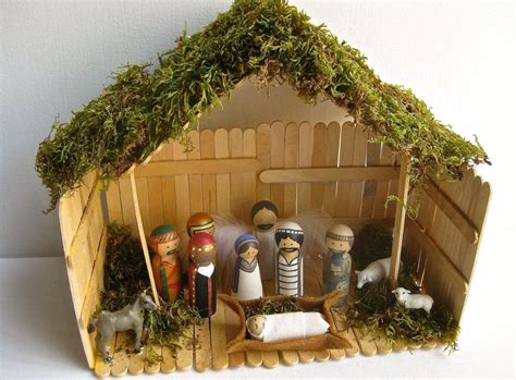 Infografica: Materiali per presepe fai da te con mollette