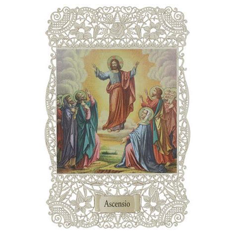 illustrazione dell'Ascensione di Cristo tra gli Apostoli