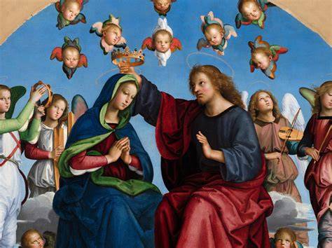 rappresentazione dell'Incoronazione di Maria Regina del Cielo