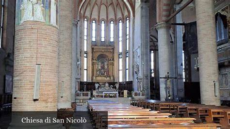 Mappa della Chiesa di San Nicolò a Treviso e del Sile