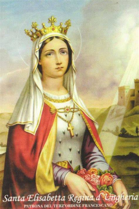 illustrazione di Santa Elisabetta d'Ungheria